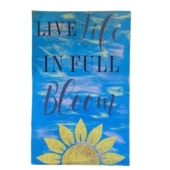 WOOD Sign Garden Quote Custom Made With Love By Me 10 By 15 - Picture 1 of 1